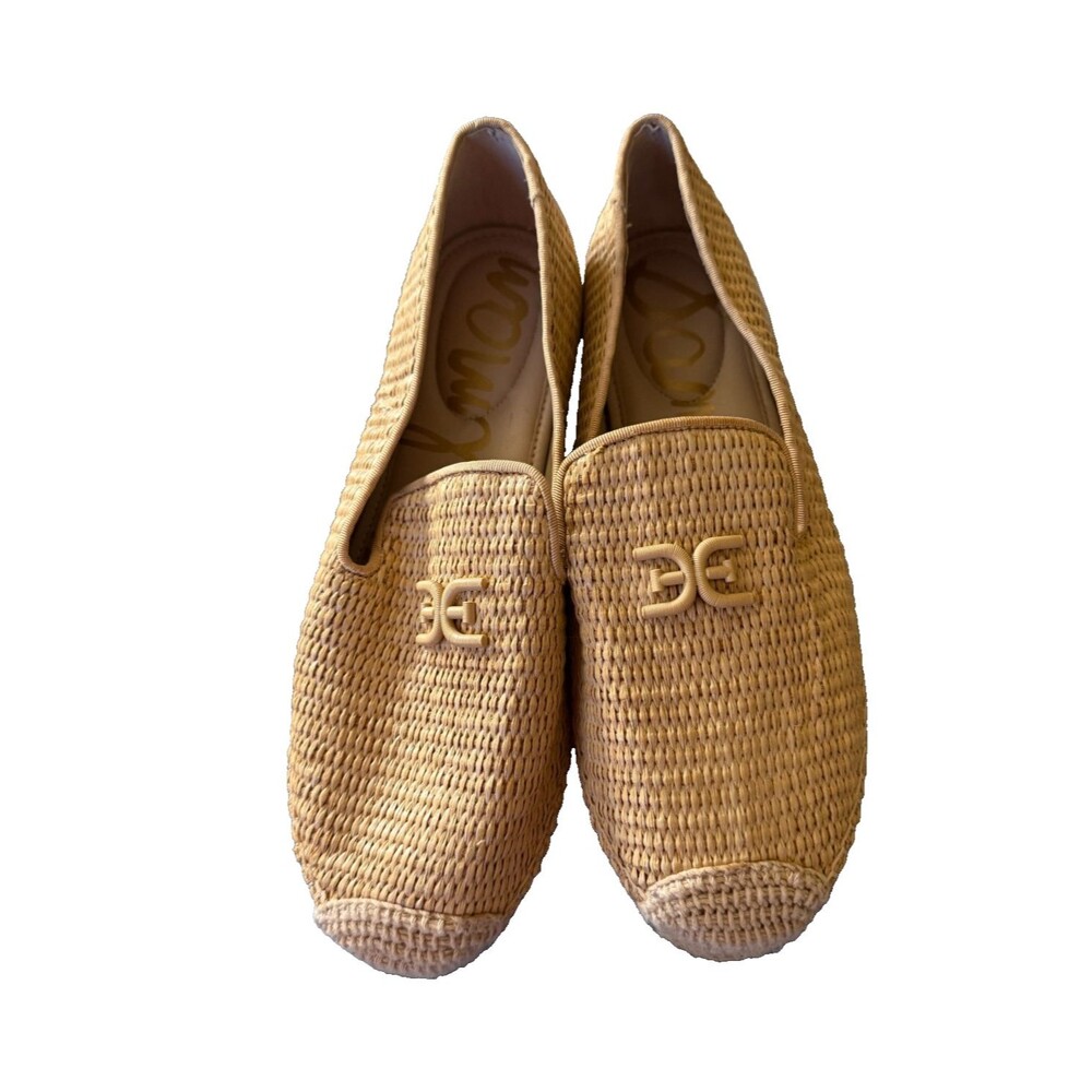 NWOT Sam Edelman Women's Rafia Tan Espadrilles Sz 10